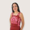 Falda midi ramo