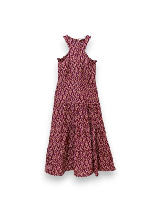 Vestido halter bloques mosaico