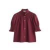 Blusa Celina burdeos Blusa lisa Celina