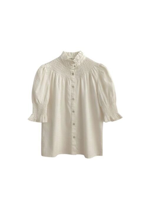 Blusa Celina crudo Blusa lisa Celina