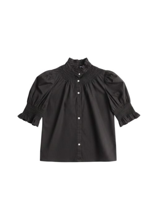 Blusa Celina gris oscuro Blusa lisa Celina