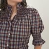 Blusa Dalia 2 Blusa cuadros Dalia