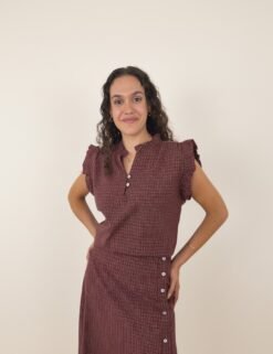 Blusa Iria 1 Blusa pico Iria