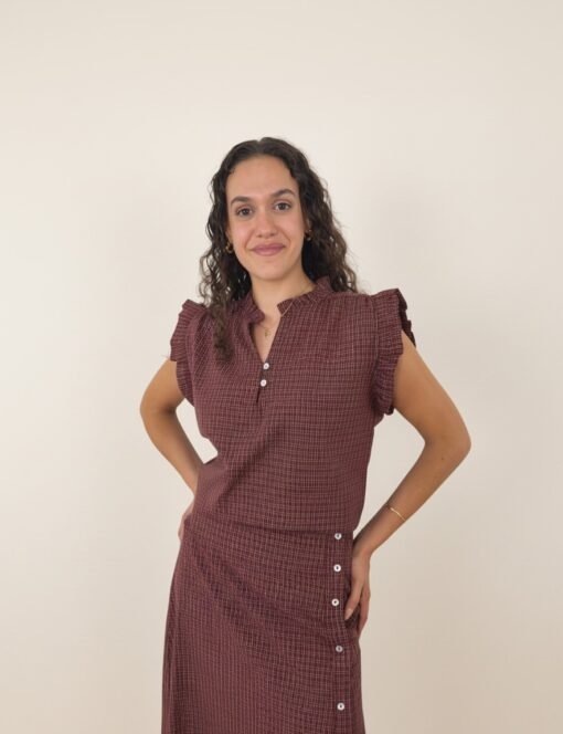 Blusa Iria 1 Blusa pico Iria