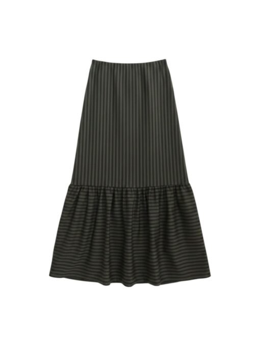 Falda Gala gris oscuro Falda rayas Gala