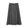 Falda Iria gris oscuro Falda botones Iria