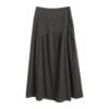 Falda Nera gris oscuro Falda midi Nerea