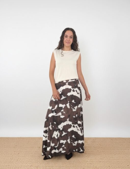 Falda larga Safari
