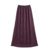 Falda Vera berenjena Falda midi Vera