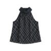 Top Siena gris oscuro Top halter Siena