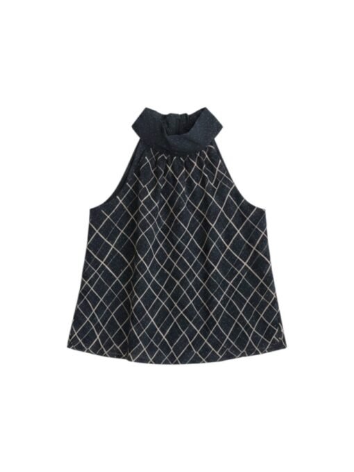 Top Siena gris oscuro Top halter Siena