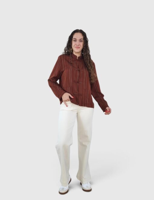 Pantalón liso bolsillos Luna