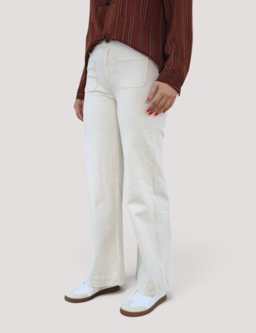 Pantalón liso bolsillos Luna