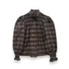 Blusa cuadros Elisa marrón Blusa cuadros Elisa