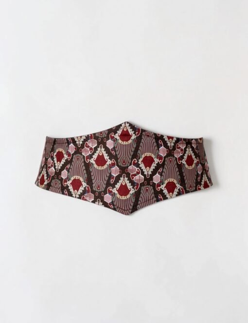Fajín doble pico granate Fajín doble pico