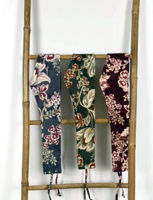 Fajín reversible flores