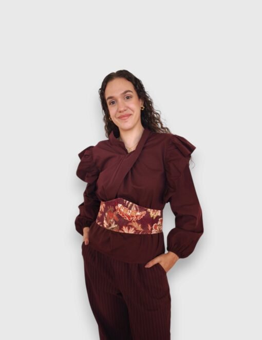 Fajín reversible vintage