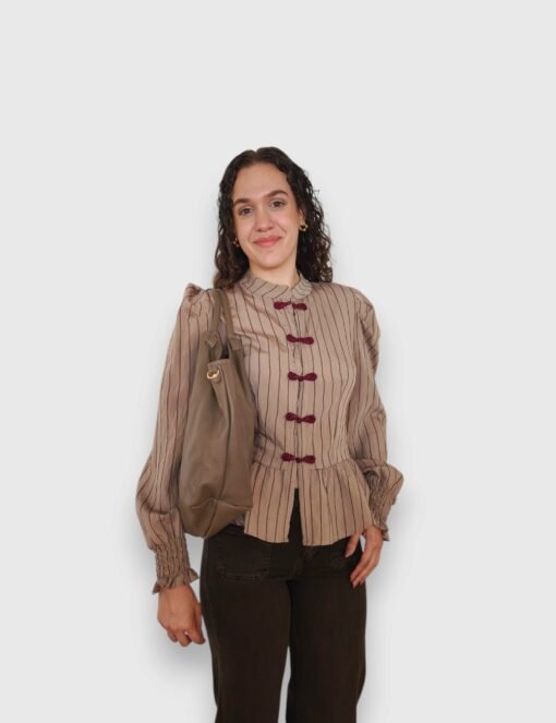Blusa peplum Mimosa