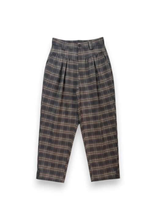 Pantalón cuadros Elisa marrón Pantalón cuadros Elisa